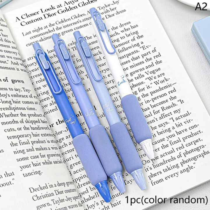 1pc%20Green%20Tea%20Gel%20Pen%20Soft%20Touch%20Holder%200.5mm%20Ballpoint%20Black%20Color%20Ink%20SUPER%20BABY%20-%20Image%202