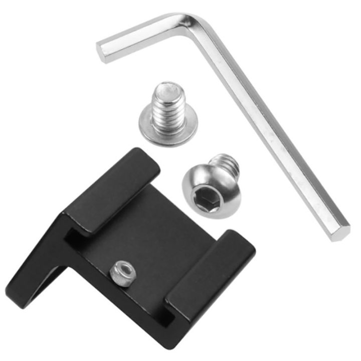 Cold Shoe Mount Adapter 90 Degree Angle for Camera Rig L Bracket Plate