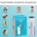 Portable Mesh Nebulizer Handheld, One Touch Operation, No Noise, High Nebulization Rate, Personal Inhalers For Breathing Problems Lightweight, Travel Friendly Nebulizer For Adults & Kids.