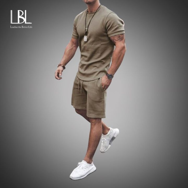 2023%20Summer%20Men%20Suit%20Fashion%20Men%20Street%20Short%20Shirts%20Shorts%20Pants%20Casual%20Oversized%20Comfortable%202%20Peice%20Sets%20Jogging%20Training%20Set%20-%20Image%203