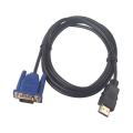 HDMI To VGA Converter Cable For PC Laptop Tablet High Resolution Adapter. 