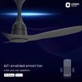 Orient Electric Aerosense BLDC 48" Ceiling Fan with Remote (Ash Wood).