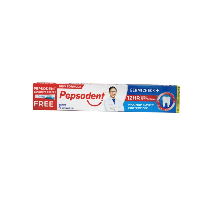 Pepsodent%20Toothpaste%20Germi-Check%20190g%20(Free%20Pepsodent%20Sensitive%20Expert)%20-%20Image%202