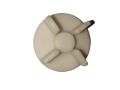 Blender Motor Coupler 5CM 4 Teeth Round No Screw or With Screw White 1 pcc.