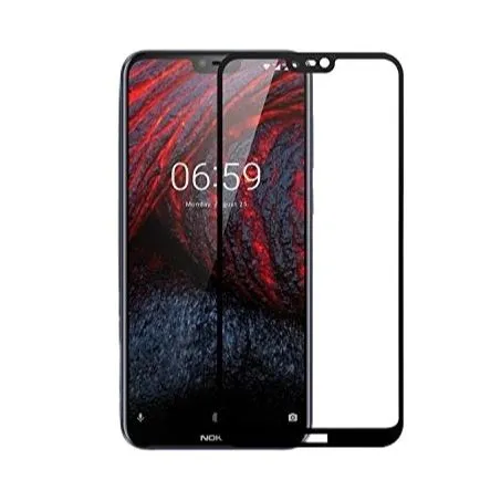 Tempered%206D%20/%209D%20/%2011D%20/%2021D%20Glass%20Screen%20Protector%20For%20Nokia%206.1%20Plus%20-%20Black%20-%20Image%202