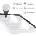24 Pcs Acoustic Foam Board,Sound Insulation Sound Wedges Sound Insulation Pad,for Studio Ceiling Game Room,2.5X30X30cm.