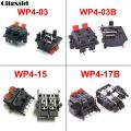 1PCS WP Double Row 4 Positions Connector Audio Horn Wire Jack Socket WP4-3/03B/15/17B Speaker Spring Terminal Switch Test Clip. 