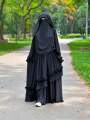 abaya borka Mohua Six With Hijab Three Dubai Cherry stylish party borka fashion collection Fashionable khimar Lycra borka for Women. 