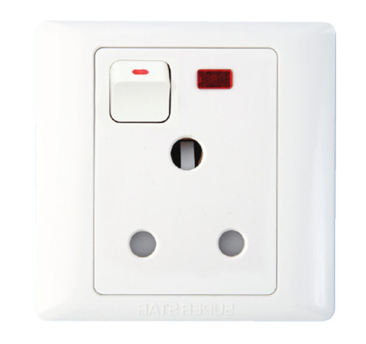 Super%20Star%20Lotus%2015A%203%20Pin%20Round%20AC%20Socket%20Switch%20with%20Neon%20Three%203Pin%20A/C%20Electrical%20Wall%20Outlet%20-%20Image%203