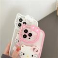 Sanrio Hello Kitty Transparent Case For iPhone 14 13 11 12 Pro Max X XS XR 7 8 Plus Cosmetic Mirror Cartoon Shockproof Cover Y2K Honoria.