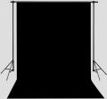 Black Screen 5x7 feet Backdrop Background for Photography Professional Video Studio Portrait Clothing Curtain. 