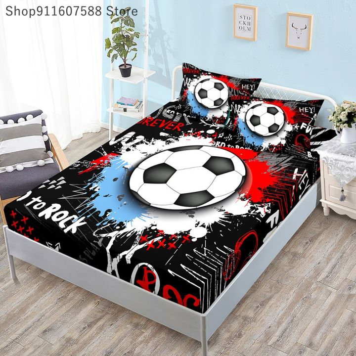 Football%20Sports%20Mattress%20Protector%20Soccer%20Bedding%20Elastic%20Fitted%20Sheet%20Kids%20Bed%20Cover%20Twin%20Full%20King%20Size%20-%20Image%206