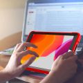 For iPad 10.2 2021 / 2020 / 2019 Silicone + PC Shockproof Protective Case with Holder.