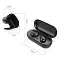 TWS-4 IPX5 Waterproof Bluetooth 5.0 Touch Wireless Bluetooth Earphone with Charging Box, Support HD Call & Voice Prompts.