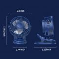 2024 Pop Clip Fan USB Fharging Mini Portable Stroller Table Clip Fan Handheld Quiet Dormitory. 