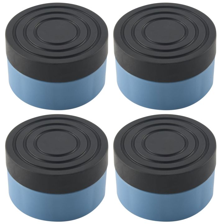 LKPCIGCXM 4 Pcs/Set Anti-Vibration Pads Rubber Noise Reduction Vibration Anti-Walk Foot Mount for Washer and Dryer Adjustable Height Washing Machine Mat (Blue)