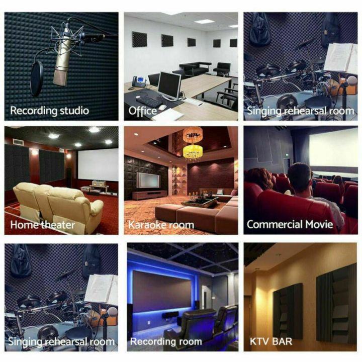12%20Pack%20Pyramid%20Shape%20Soundproof%20Foam%20Sound%20Proof%20Padding%20Treatment%20Panel%20for%20Echo%20Bass%20Insulation%20-%20Image%205