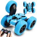 Rc stunt car TETON remote control car  all terrain car rechargeable, Monster rc crawler 4 Wheel Drive Double side roll boy girls kids toys gift for Birthday. 