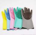 High-Quality Silicone Dish Washing Kitchen Hand Gloves - Convenient Gloves For Various Kitchen Tasks Including Pitha Making. 