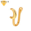 Septum Rings Eye-catching Easy to Wear Women Nose Rings Hoop.