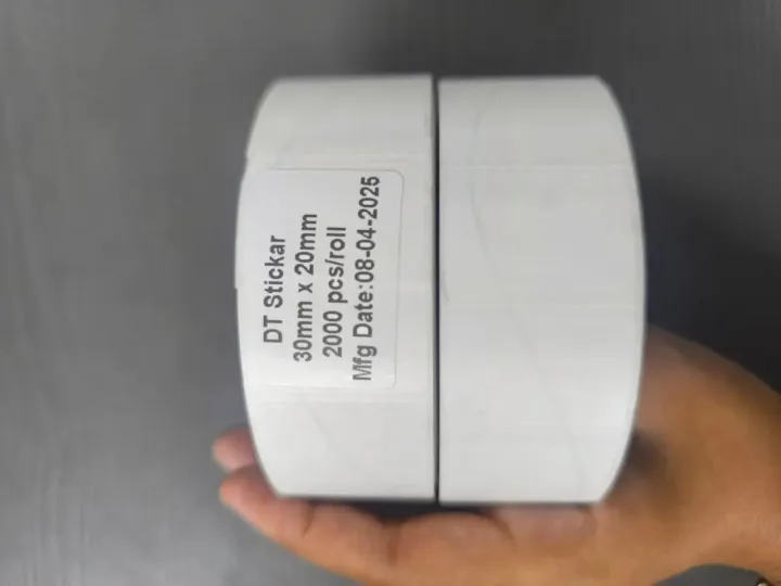Thermal Scan Sample Sticker Thermal Barcode Sticker 5 Roll 30mm x 20mm (2000pcs) – High-Quality ...