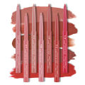 BataBata Dragon Ranee 6 Color Velvet Matte Lip Liner Crochet Lip Pencil Matte Soybean Pink Swirl Lipstick Pencil. 