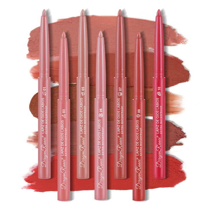 BataBata%20Dragon%20Ranee%206%20Color%20Velvet%20Matte%20Lip%20Liner%20Crochet%20Lip%20Pencil%20Matte%20Soybean%20Pink%20Swirl%20Lipstick%20Pencil%20-%20Image%204