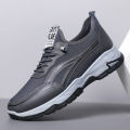 Spring and summer new men's shoes trend, sporty style, casual single shoes, foreign trade thick-soled outdoor hiking shoes, walking men's shoes.