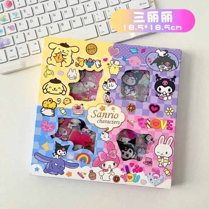100PCS%20Cute%20Sanrio%20Stickers%20Gift%20Box%20Kuromi%20Melody%20Cinnamoroll%20Guka%20Set%20DIY%20Phone%20Waterproof%20Cartoon%20Decorative%20Sticker%20Materia%20-%20Image%206
