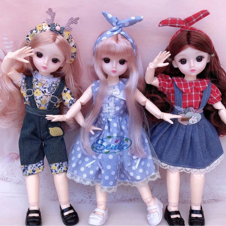 %E3%80%90The%20road%20to%20happiness%20Store%E3%80%91New%2022%20Movable%20Joints%20BJD%20Doll%2031cm%201/6%20Makeup%20Up%20Cute%20Dolls%20With%20Handmade%20Fashion%20Dress%20Beauty%20Toys%20For%20-%20Image%203