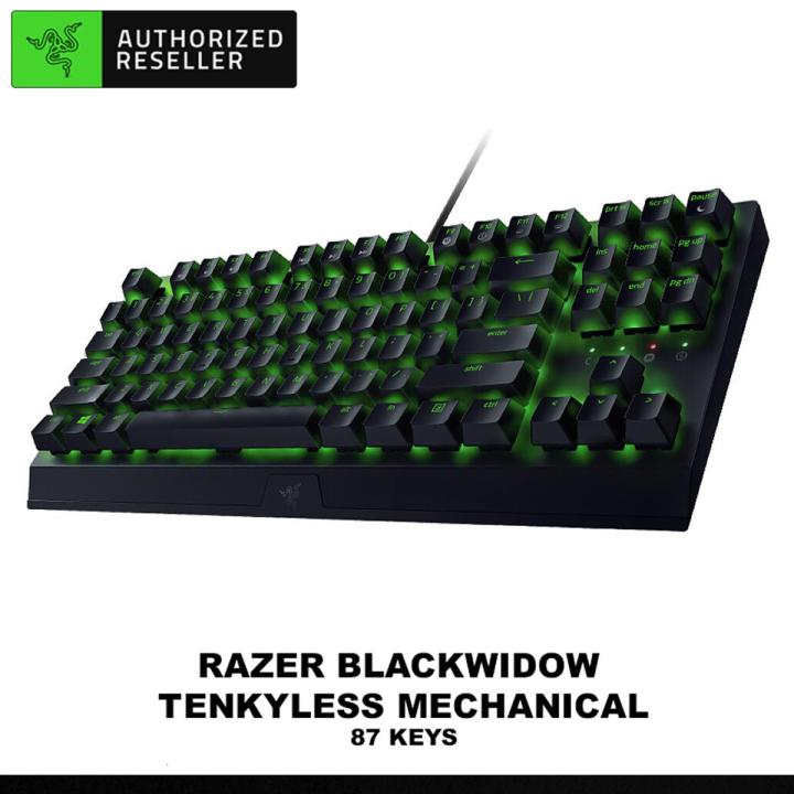 Razer BlackWidow X Tenkeyless Mechanical Keyboard Wired Gaming Keyboard 87 Keys Esports keyboard Green Mechanical Switches