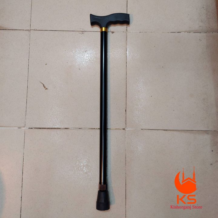 Hand%20Walking%20Stick,%20S%20Foldable%20Lathi%20Silver,%20Black%20And%20Golden%20-%20Image%202