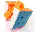 Magic Cube - Stickerless Multi-Color Speed Rubix Cube.