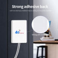 4G LTE External Antenna 698-2700MHz Indoor Panel Antenna SMA Male Connector For 3G 4G LTE WIFi Router Modem 2M3M Cable. 