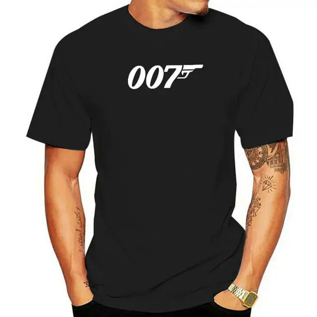 Tshirt%20Movie%20Bond%20T%20Shirt%20Cotton%20Short%20Sleeved%20Oversized%20T%20Shirt%20EU/US%20Comfortable%20Tee%20Tops%20-%20Image%207