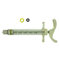 Veterinary injection syringe TPX material 5ml. 