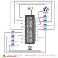 ALSEYE 5V 3pin Fan Hub ARGB PWM 4pin 1 To 9 Ports Splitter SATA Power Magnetic Suction ARGB Fan Controller for PC Case. 
