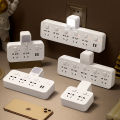 Socket Converter Multi-Functional Smart Power Strip Multi-Plug USB Wireless Extension Power Strip Plug Board Power Supply Student Dormitory Safety One-to-Multi-Plug Converter with Switch Ultra-Thin Conversion Plug. 