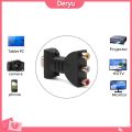 [Deryu] HDMI-compatible Male to 3 RCA Female Composite AV Audio Video Adapter Converter for TV. 