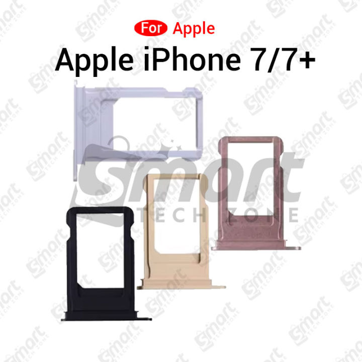 Sim Slot Card Tray For Apple iPhone 7 7 Plus With Sim Ejector Pin Replacement Parts