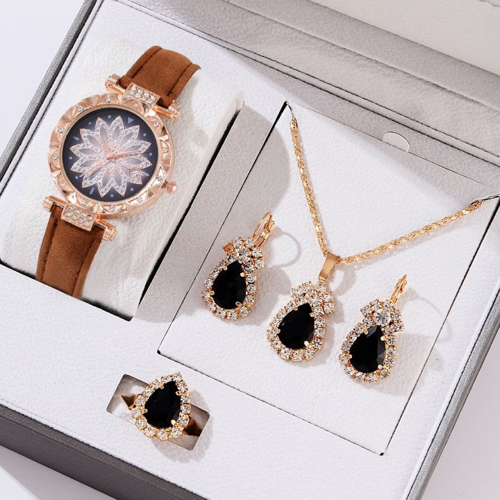 Stylish%20New%20Ladies%205pcs%20Set%20Watches%20Simple%20&%20Elegant%20Design%20Black%20Women%20Watch%20For%20Personal%20Use%20Or%20Gift%20Birthday%20Party%20-%20Image%207