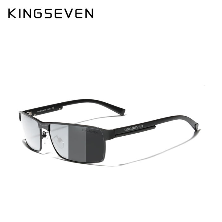 KINGSEVEN%20New%20Photochromic%20Sunglasses%20Men%20Chameleon%20Polarized%20Pilot%20Sun%20Glasses%20Driving%20Square%20Eyewear%20Men's%20Sun%20Glasses%20Male%20-%20Image%202