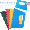 16 PCS Textured Art Tools, Plastic Paint Scrapers Kit, Texture Tools for Plaster Art Paint Scrapers,for Texture Art on.