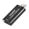 Video Capture Cards Audio Capture Adapter HDMI To USB 3.0 Definition 4K Record. 