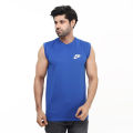Sleeveless T-Shirt(Megi Hata) for Men. 