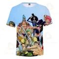Jinbe Nico Robin One Piece Nami Summer T-shirt Tees Monkey D. Luffy Men Outerwear Tops Oversized Cosplay Thin Trafalgar Law Tops. 