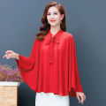 Chiffon Sun Protection Clothing Cloak Robe Women2022Spring and Summer New Sleeveless Shawl Outer Match Loose All-Matching Cardigan Coat.