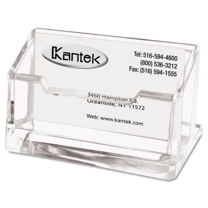 PVC Transparent Business Card Stand