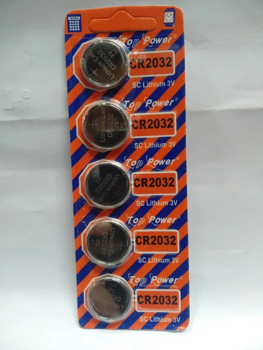 Top%20Power%20CR2032%203V%20Lithium%20Battery%203V%20Button%20Battery%20motherboard%20remote%20control%20Battery%205Pcs%20-%20Image%203