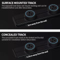 Wall power rail socket, kitchen aluminum expansion socket 40cm 50cm, built-in socket on countertop.